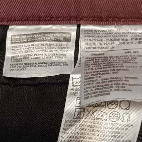 Levi's Men's 508 Straight Twill Pant - Picture 6 of 7